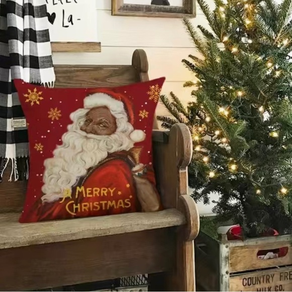 4pcs Christmas Throw Pillows, inserts NOT included- 17.7x17.7 Inch B3 - Picture 5 of 6